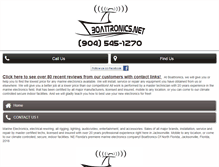 Tablet Screenshot of boattronics.net